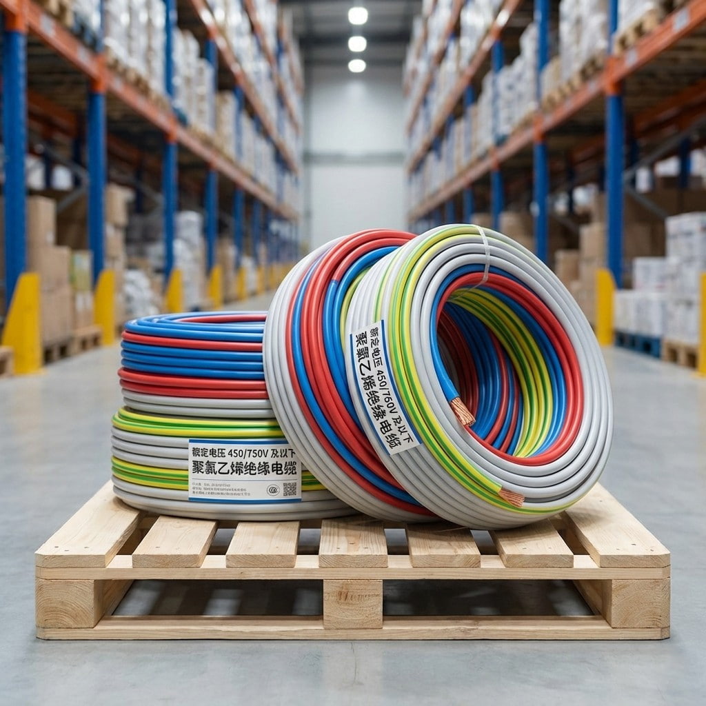PVC绝缘电缆,额定电压450/750V及以下
